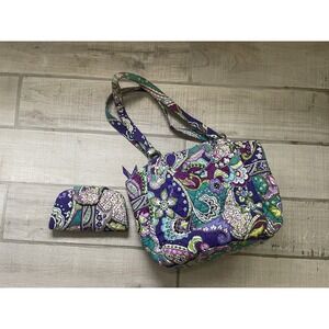 Vera‎ Bradley Heather Glenna And Wallet Set